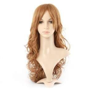  6sense Beautiful Curly Cosplay Long Wig Maple Hair: Beauty