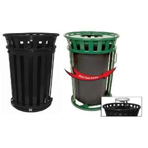  Trash Receptacle With Flat Top Oakley Collection 