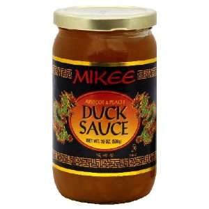 Mikee, Sauce Duck Apricot Peach, 19 Ounce (12 Pack)  