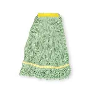Tough Guy 1NNW9 Wet Mop, Recycled, Green, Sz Large:  