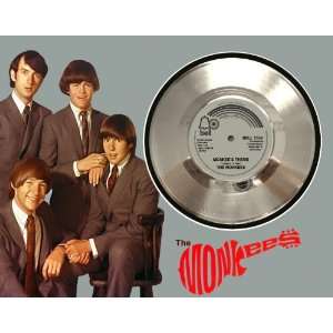  The Monkees Monkees Theme Framed Silver Record A3 