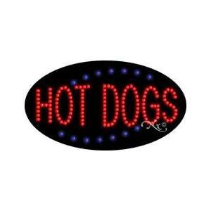  LABYA 24224 Hot Dogs Animated LED Sign: Office Products