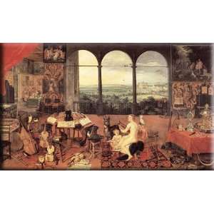  The Sense of Hearing 30x18 Streched Canvas Art by Brueghel 
