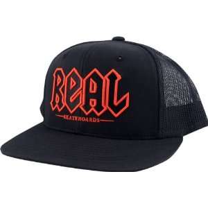 Real Deeds Mesh Hat Adjustable Black Skate Hats: Sports 