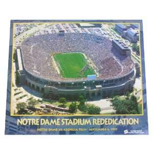    Notre Dame Football Stadium Rededication Poster: Everything Else