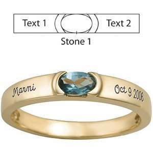  Halo Mothers Ring/10kt yellow gold: Jewelry