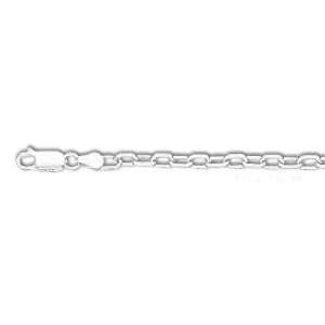   Silver 18 Inch X 3.5 mm Anchor Chain Necklace   JewelryWeb: Jewelry
