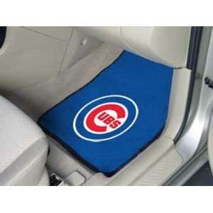  Chicago Cubs Car Mats   Set of 2: Sports & Outdoors