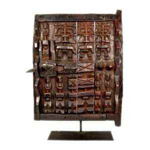    African Carved Wooden Dogon Door   from Mali: Home & Kitchen