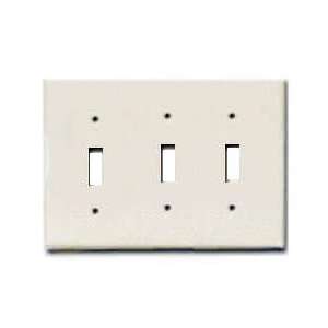 3 Gang Switch Plate Almond: Home Improvement