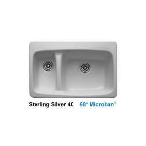   Advantage 3.2 Double Bowl Kitchen Sink with Three Faucet Holes 20 3 68