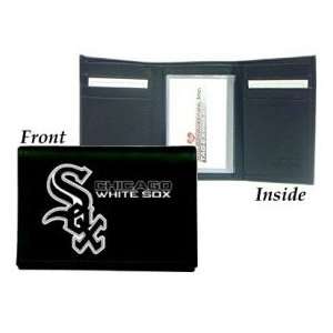  Chicago White Sox MLB Embroidered Leather Tri Fold Wallet 
