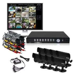   CH CCTV Security DVR Day Night LED Camera System 1TB