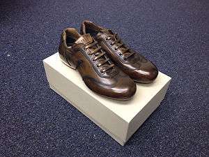 NIB! Pantofola Doro/Hand Crafted Sneakers/Multi Sz/Brown/Italy/$385 
