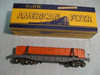 627 AMERICAN FLYER C & N.W. GIRDER FLAT CAR Free Shipping  