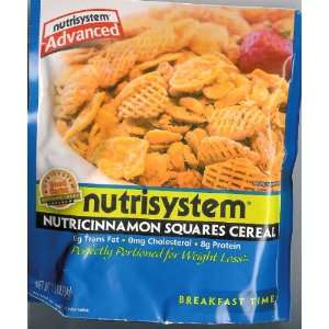 NutriSystem Advanced Nutricinnamon Squares Cereal:  Grocery 