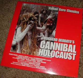 Cannibal Holocaust Laserdisc Horror Uncut RARE Deodato  