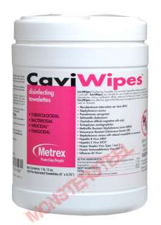 CaviWipes   Cavicide Germacidal Cleaner Wipes 160 ct  