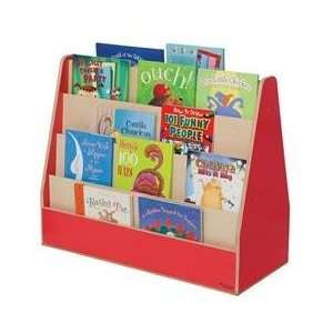 Wood Designs 34200 Double Sided Book Display Color: Strawberry Red