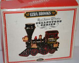 EZRA BROOKS WHISKEY TRAIN BOTTLE Locomotive FATHERS DAY  