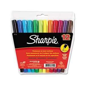  Sharpie® SAN 37172 PERMANENT MARKERS, ULTRA FINE POINT 