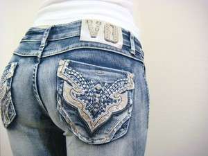 Virgin Only women rhinestones skinny denim jeans NWT  