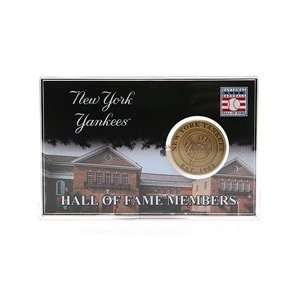  New York Yankees Hall of Fame Members Card & Coin Sports 