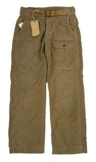 Ralph Lauren RRL Vintage Army Cargo Pants 32 x 34 New  