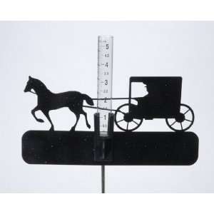  Horse & Buggy Rain Gauge Patio, Lawn & Garden