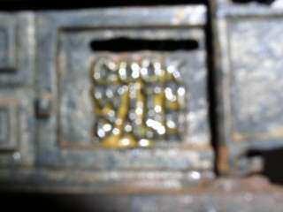 Vintage Cast Iron Cook Stove Bank, DOT!  