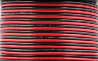 KALIBUR 12 GAUGE RED/BLACK ZIP WIRE POWER SUPPLY CABLE  