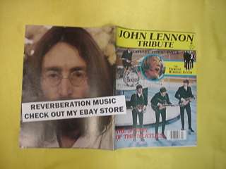 JOHN LENNON Tribute winter 1980 Magazine Story Beatles  
