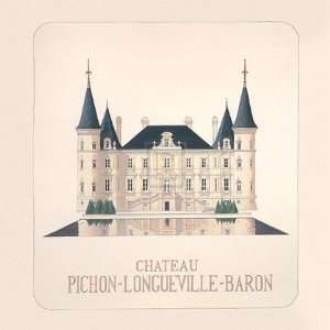 Chateau Pichon I by Andras Kaldor 20x20 