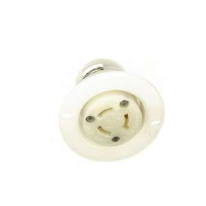  Leviton 4585 C 15 Amp, 250 Volt, Flanged Outlet Locking 