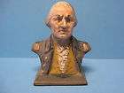 George Washington Cast Iron Bank Bust 1st President Vin