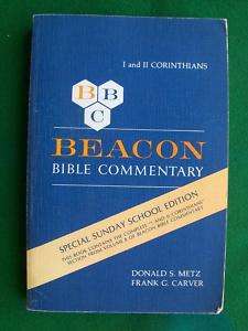 BEACON BIBLE COMMENTARY 1 AND 2 CORINTHIANS SCHOOL ED.  