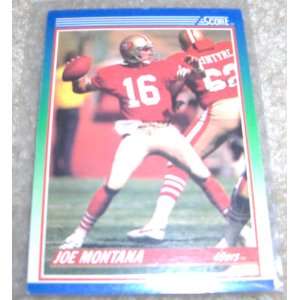  Joe Montana (HOF) 1991 Score NFL Card #1 (49ers) 