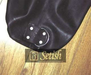 latex rubber sexy SleepSack Bodybag with D rings 0.6mm  