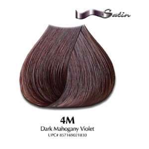  4M Dark Mahogany Violet   Satin Hair Color with Aloe Vera 
