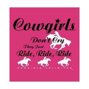  Cowgirls Dont Cry T Shirt Small: Pet Supplies
