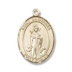 St. Barnabas Patron Saints Gold Filled St. Barnabas Pendant Stainless 