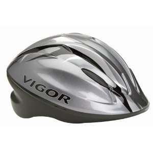 Vigor Avenger Jr. Youth Cycling Helmet S/M 50  52 cm Silver Streak 