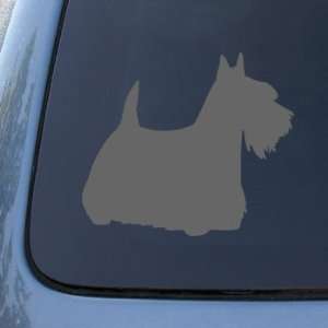 SCOTTISH TERRIER SILHOUETTE   Dog Decal Sticker #1555  Vinyl Color 