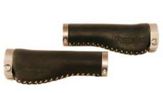 NEW PROPALM ERGONOMIC LOCK ON GRIPS COW LEATHER BLACK 130mm PAIR
