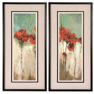  Set of 2 From Scarletts Garden Art Accents: Home 