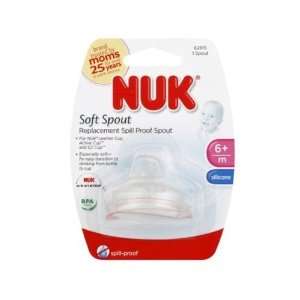  3 Packs of NUK Replacement Silicone Spout, Clear Baby
