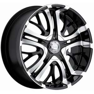 Incubus Paranormal 22x9.5 Black Wheel / Rim 5x135 & 5x5.5 with a 18mm 