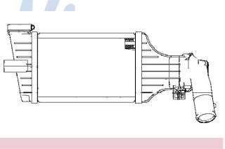 NEW Intercooler OPEL ZAFIRA A 1.7 TD Z17DTL + AC 98   