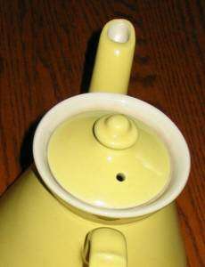 Hall China 079 Philadelphia Teapot Canary Yellow VTG  