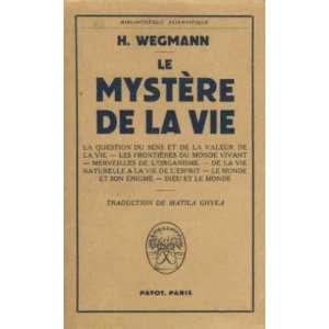   de lesprit  le monde et son énigme, dieu et le monde: Wegmann: Books